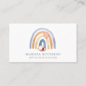 Aquareller Regenbogenbär Tagcare Visitenkarte (Vorderseite)