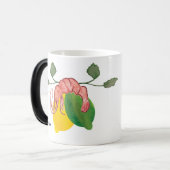 Aquareller Shrimp Lemon Limon Seafood Verwandlungstasse (Vorderseite Links)