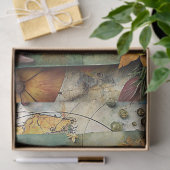 Aquareller Sommerurlaub Retro Kompass Planer Seidenpapier (Geschenk)