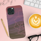 Aquareller Sonnenuntergang über Gebirge Case-Mate iPhone Hülle