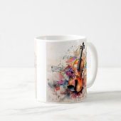 Aquareller-Splash-Tasse Kaffeetasse (VorderseiteRechts)