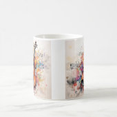 Aquareller-Splash-Tasse Kaffeetasse (Mittel)