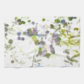Aquareller Stil romantische Blume Blumendesign Geschirrtuch (Horizontal)