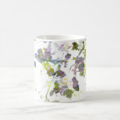Aquareller Stil romantische Blume Blumendesign Kaffeetasse (Mittel)