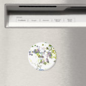 Aquareller Stil romantische Blume Blumendesign Magnet (In Situ (Geschirrspüler))