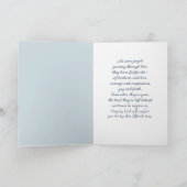 Aquareller Strand für Beileid Karte (Innenseite)