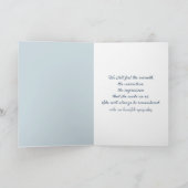 Aquareller Strand für Beileid Karte (Innenseite)