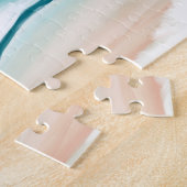 Aquareller Strand Ufer Meer Landschaft Puzzle (Seite)