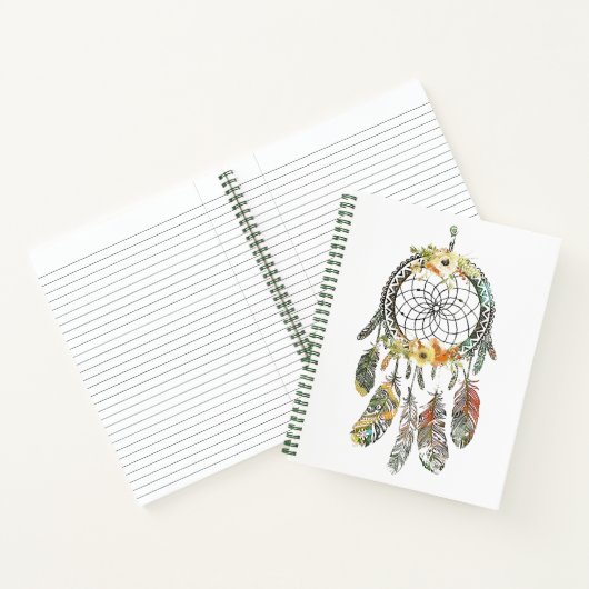 Aquareller Traumfänger Notizblock (Innenseite)