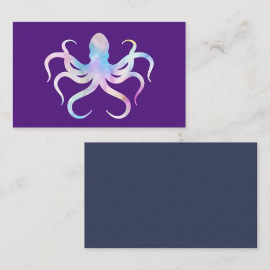 Aquareller Visitenkarte (Vorne/Hinten)