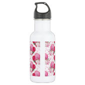 Aquareller, Wasserfarbenherz Edelstahlflasche (Rückseite)