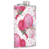 Aquareller, Wasserfarbenherz Flachmann (Rechts)