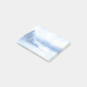 Aquareller Winter Pine Trees Post-it Klebezettel (angewinkelt)