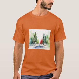 Aquareller Winterlandschaften Vol.6 T - Shirt Desi