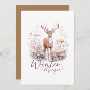 Aquareller Wintermagic Dee Einladung