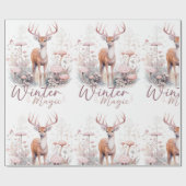 Aquareller Wintermagic Dee Geschenkpapier (Flach)