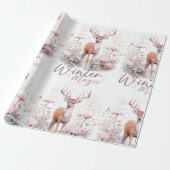 Aquareller Wintermagic Dee Geschenkpapier (Ungerollt)