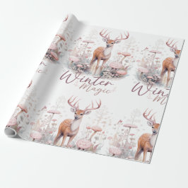 Aquareller Wintermagic Dee Geschenkpapier