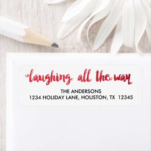 Aquarellerei, die das ganze Urlaubslabel belächelt (Insitu)