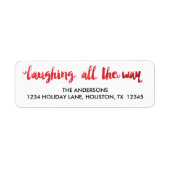 Aquarellerei, die das ganze Urlaubslabel belächelt (Vorne)