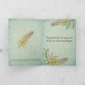 Aquarelles Personalisiertes Beileid Karte (Innenseite)