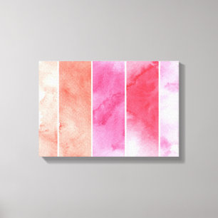 Aquarellfahnenhintergrund für Ihren Entwurf Leinwanddruck