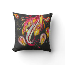 Aquarellfantasy Firebird Phoenix Feathers