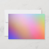 Aquarellfarbe Abstrakt Vielen Dank Media Insert (Rückseite)