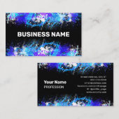 Aquarellfarbe abstrakte Visitenkarte (Vorne/Hinten)