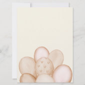 Aquarellfarbe Baby Wait Kinderdusche Einladung (Rückseite)