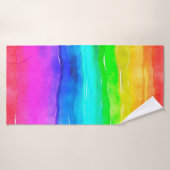 Aquarellfarbe Badehandtuch (Badehandtuch)