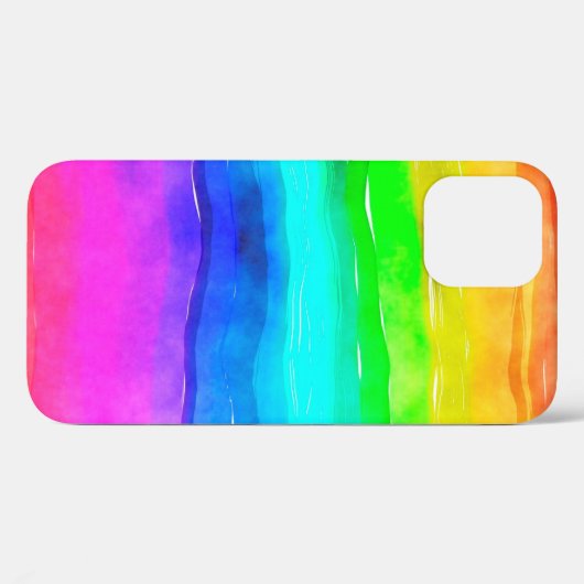 Aquarellfarbe Case-Mate iPhone Hülle (Rückseite (Horizontal))