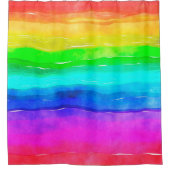 Aquarellfarbe Duschvorhang (Vorderseite)
