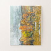 Aquarellfarbe für Herbst Puzzle (Vertikal)