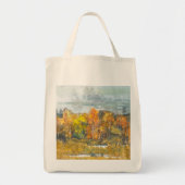 Aquarellfarbe für Herbst Tragetasche (Vorne)