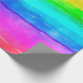 Aquarellfarbe Geschenkpapier (Ecke)