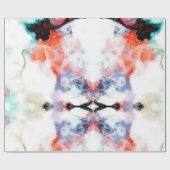 Aquarellfarbe Geschenkpapier (Flach)