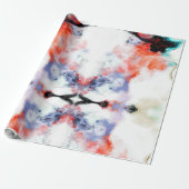 Aquarellfarbe Geschenkpapier (Ungerollt)