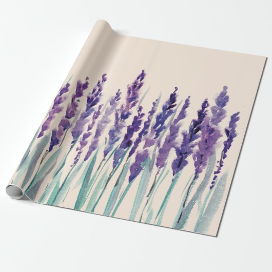 Aquarellfarbe Geschenkpapier (Ungerollt)