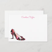 Aquarellfarbe Hoch gehärtete Designer Personalisie Dankeskarte (Vorne/Hinten)