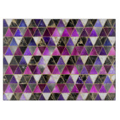 Aquarellfarbe Isometrisch mit Gold und Marmorgalax Schneidebrett (Vorderseite)