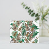 Aquarellfarbe Jaguar Illustration Animal Print Postkarte (Stehend Vorderseite)