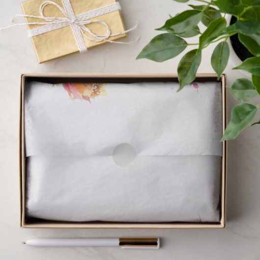 Aquarellfarbe Kaktusblende Farbe Decoupage Seidenpapier (Geschenk)