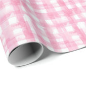 Aquarellfarbe Kariert Geschenkpapier (Rolleneckpunkt)