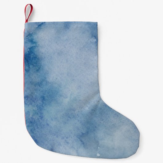 Aquarellfarbe Kleiner Weihnachtsstrumpf (Vorderseite)