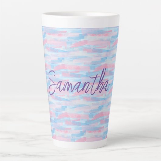 Aquarellfarbe Künstliche Pastellfarbe Milchtasse (Vorderseite)