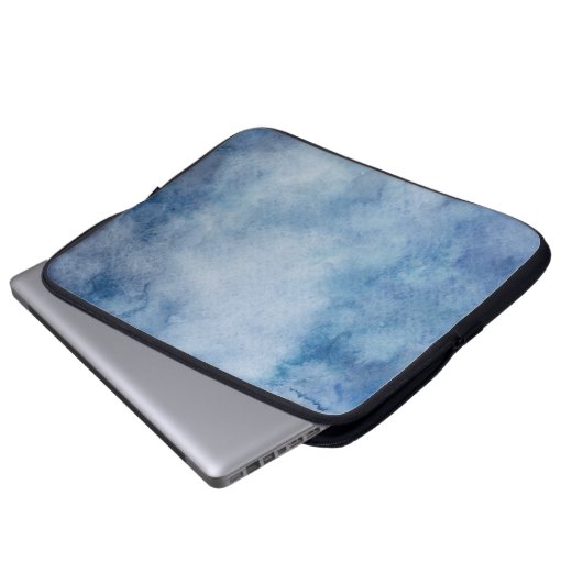 Aquarellfarbe Laptopschutzhülle (Vorne Knopf)