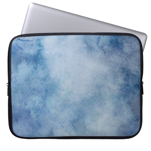 Aquarellfarbe Laptopschutzhülle (Vorderseite)