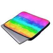 Aquarellfarbe Laptopschutzhülle (Vorne Knopf)