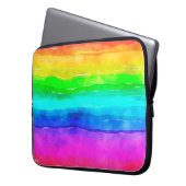 Aquarellfarbe Laptopschutzhülle (Vorderseite Links)